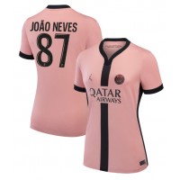 Camisa de time de futebol Paris Saint-Germain Joao Neves #87 Replicas 3º Equipamento Feminina 2024-25 Manga Curta